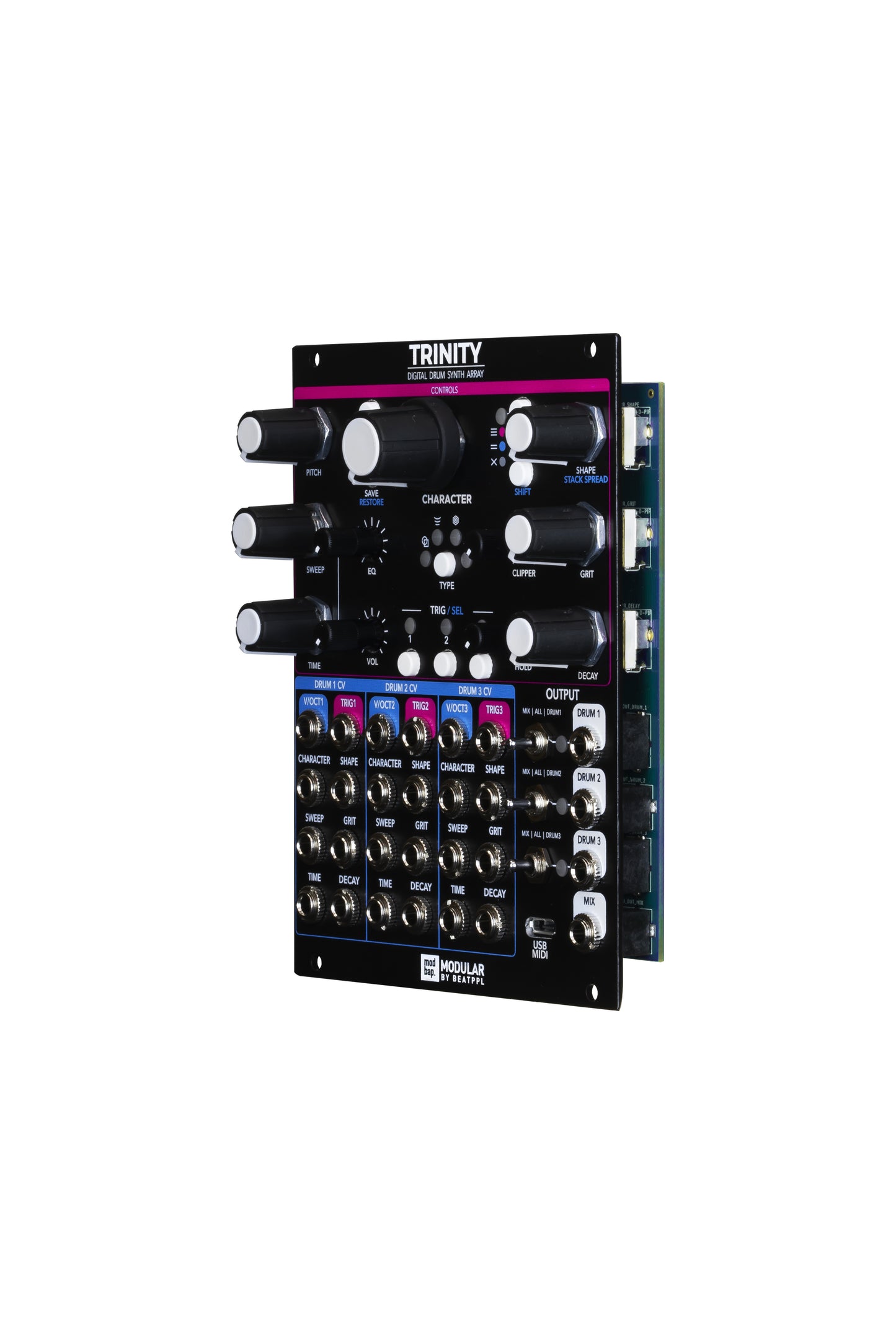 Modbap Modular Trinity Digital Drum Synth Array