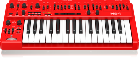 Limited Edition Behringer MS-1 MKII Analog Synthesizer - Red