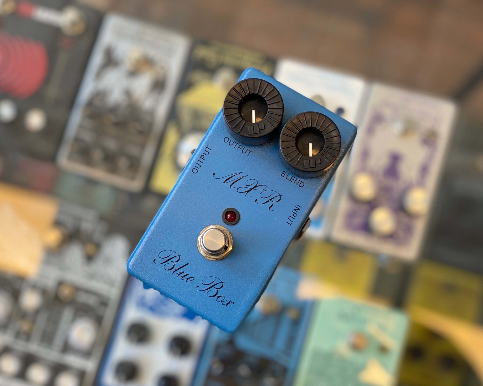 MXR Blue Box Script ブルーボックス オクターブファズ Carter Vintage - MXR Blue Box 1970s, Blue with Script Logo