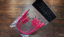 Load image into Gallery viewer, Make Noise 5 Pack Hot Pink Patch Cables
