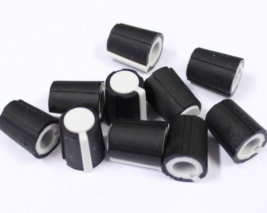Make Noise White Flatted Knobs - Small (10)