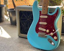 Load image into Gallery viewer, Mario Martin S-Style - Daphne Blue Relic - Fralin Vintage Hot Pickups 🇺🇸

