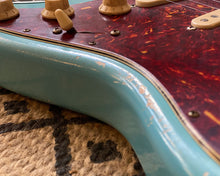Load image into Gallery viewer, Mario Martin S-Style - Daphne Blue Relic - Fralin Vintage Hot Pickups 🇺🇸
