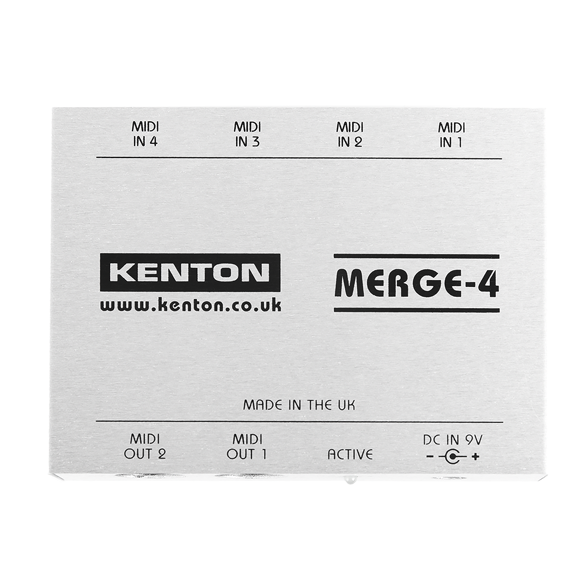 Kenton Merge 4 - 4 MIDI Inputs to 2 MIDI Outputs