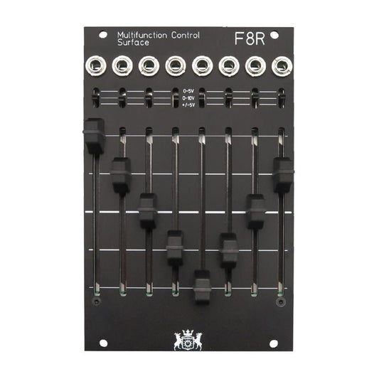 Michigan Synth Works F8R 8m Fader Bank v2.1 - Black