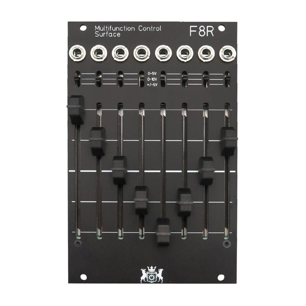 Michigan Synth Works F8R 8m Fader Bank - Black