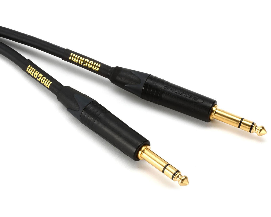Mogami Gold 6' Balanced TRS to TRS Cable