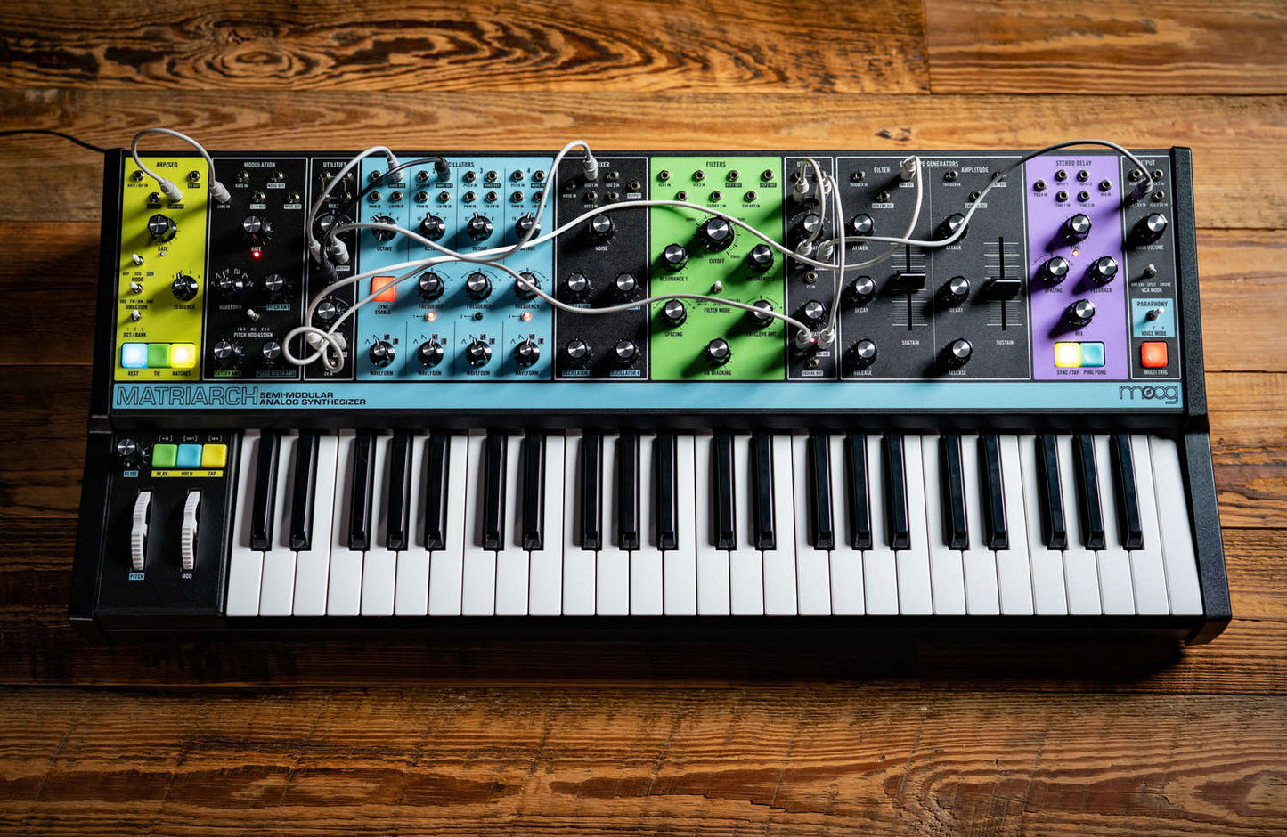Moog Matriarch Patchable 4-note Paraphonic Analogue Synthesiser
