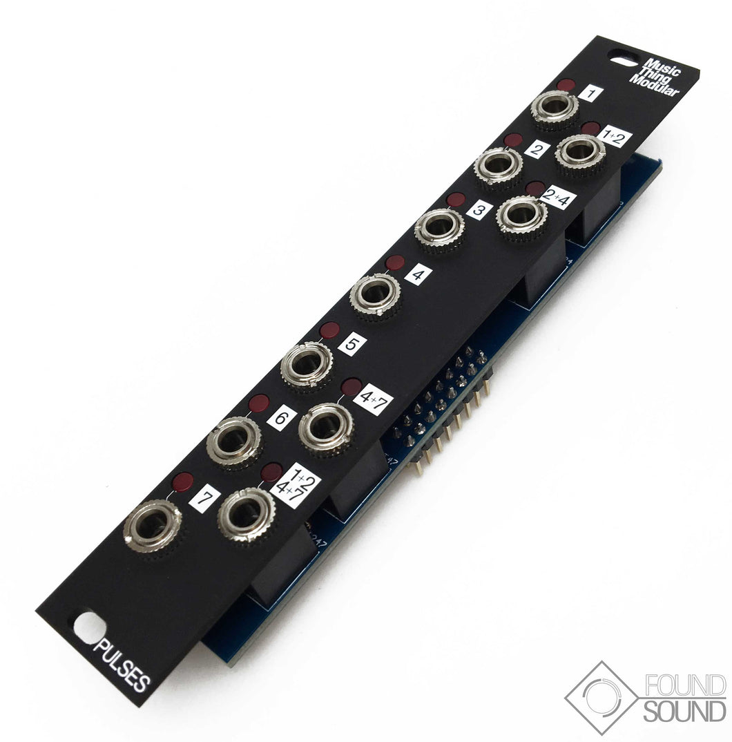 Music Thing Modular Turing Machine Pulses MkII Expander Black