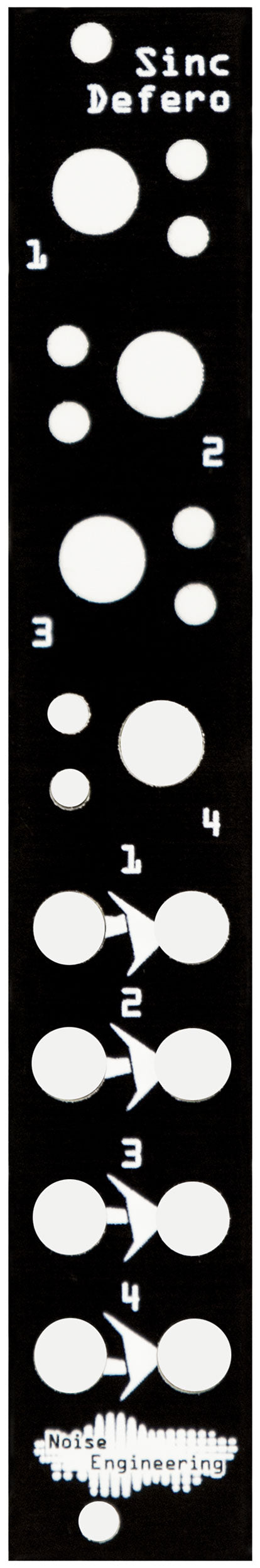 Noise Engineering Sinc Defero Black/ Blind Panel