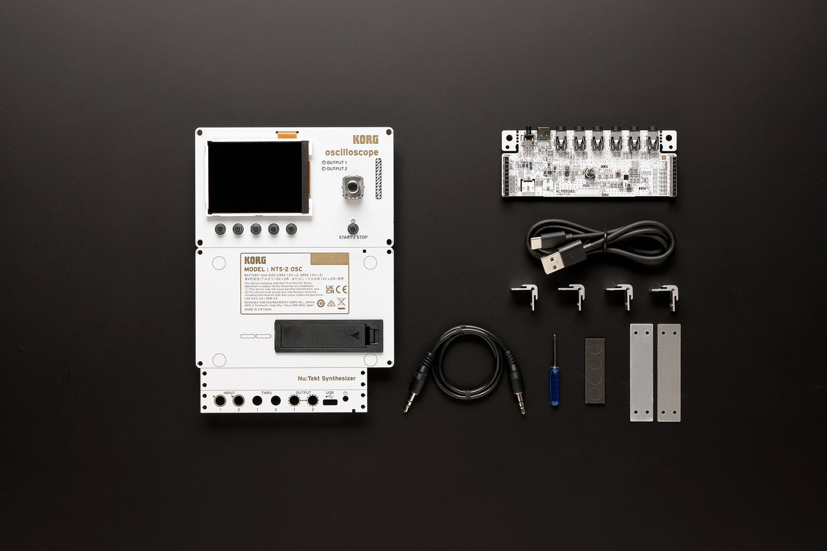 Limited Edition KORG NTS-2 Oscilloscope Kit & Bjooks Patch & Tweak with Korg Bundle
