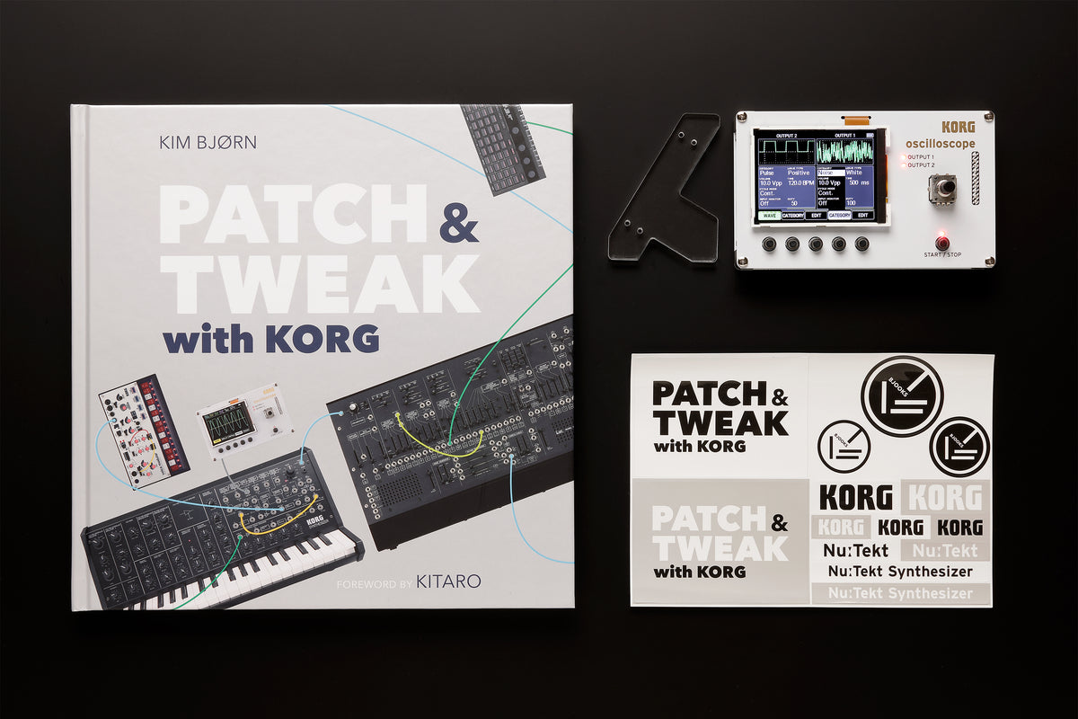 Limited Edition KORG NTS-2 Oscilloscope Kit & Bjooks Patch & Tweak with Korg Bundle