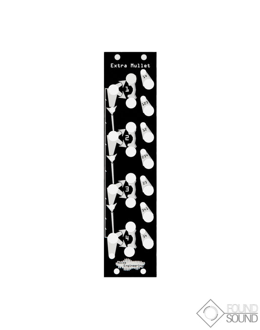 Noise Engineering Extra Mullet Black/ Blind Panel