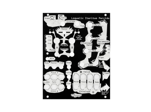Noise Engineering Loquelic Iteritas Percido Black/ Blind Panel