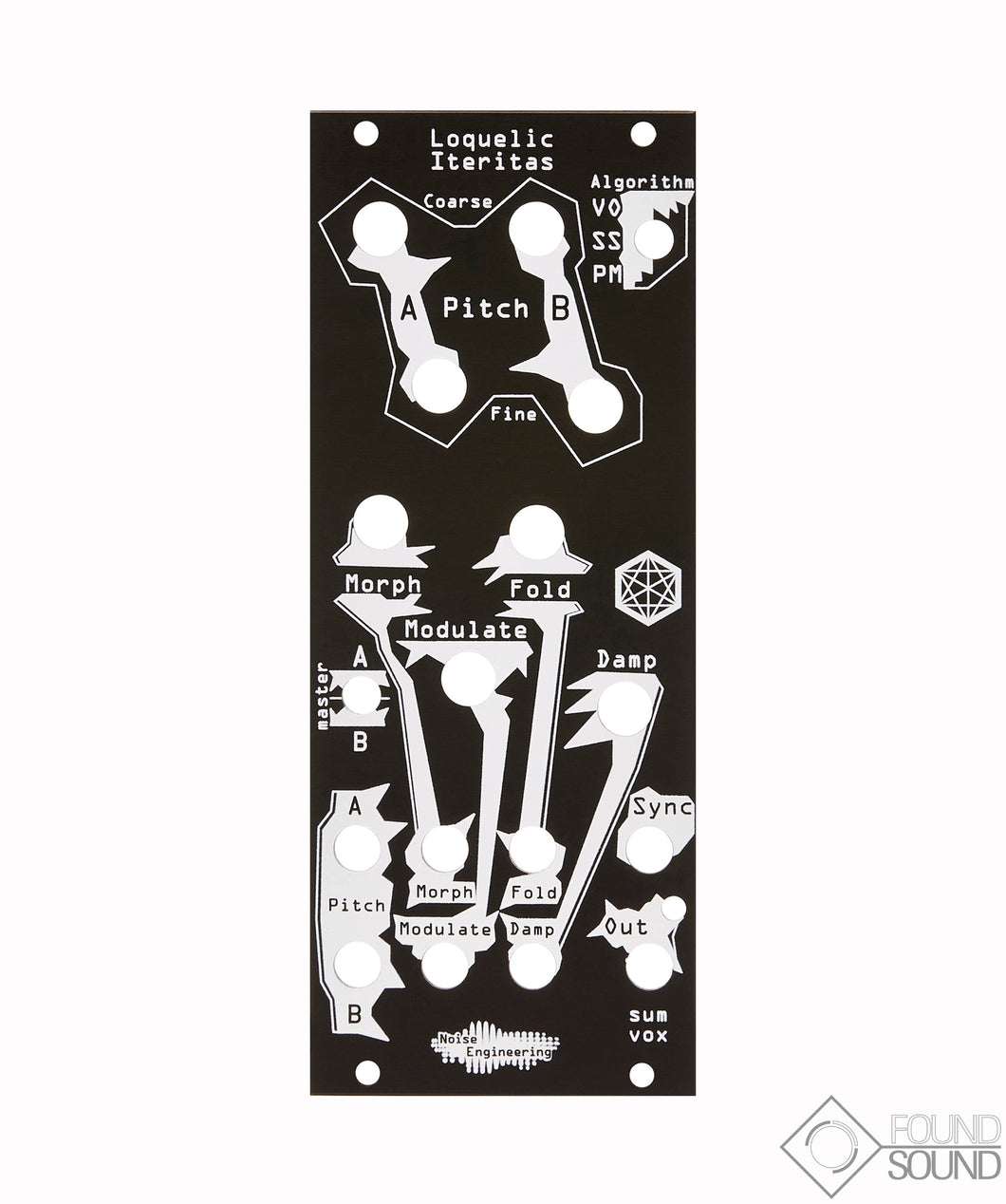 Noise Engineering Loquelic Iteritas Mk II Black/ Blind Panel