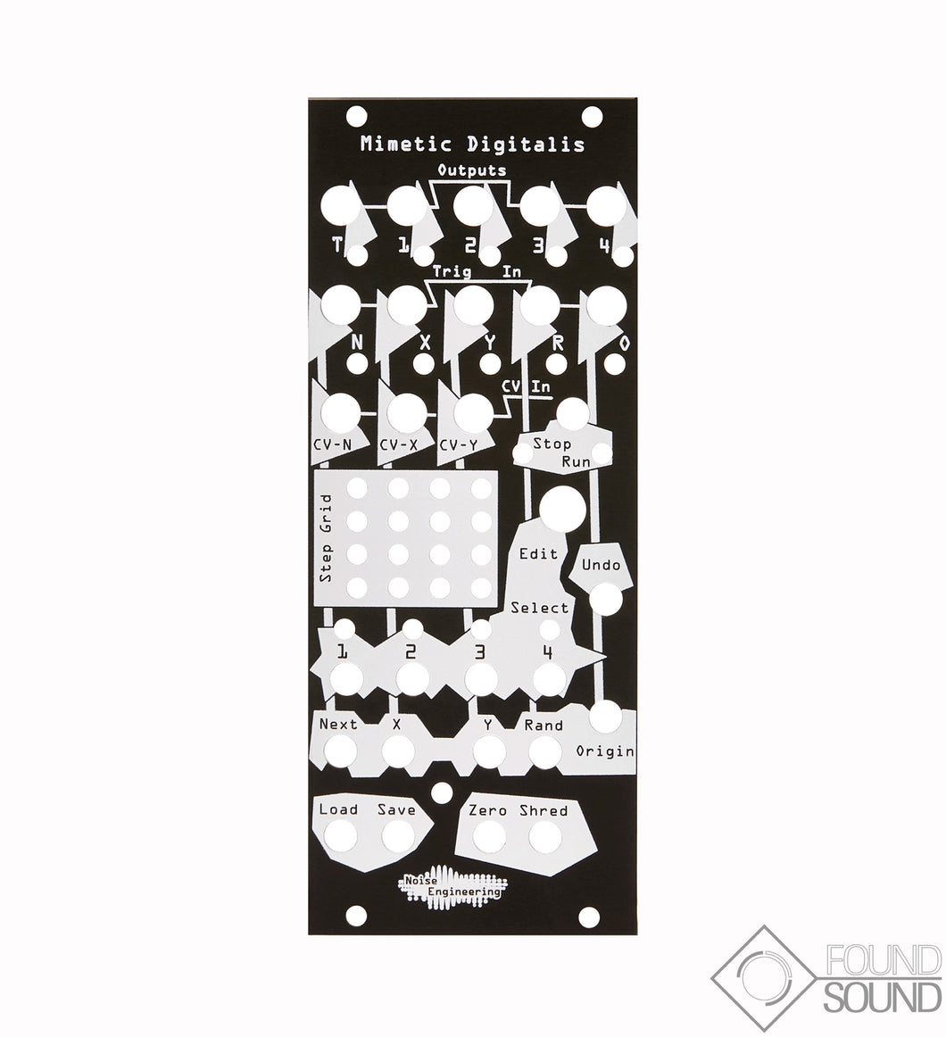 Noise Engineering Mimetic Digitalis Black/ Blind Panel