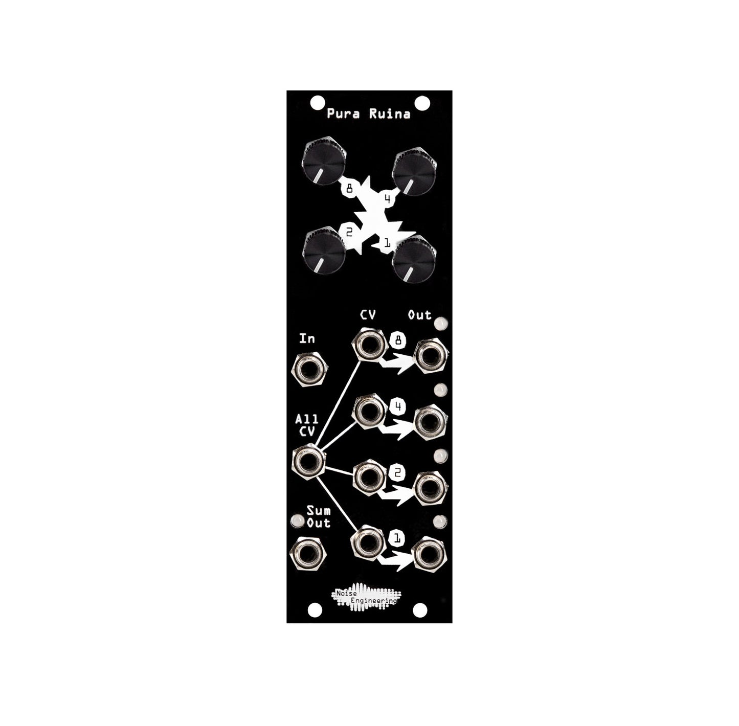 Noise Engineering Pura Ruina Three-stage CV-Controlled Full-Wave Rectifier/octave Fuzz