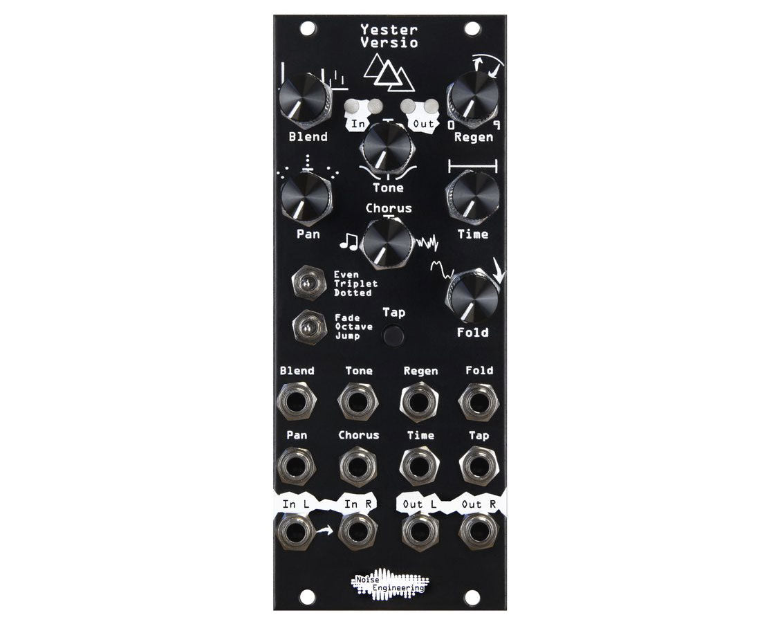 Noise Engineering Three-Tap Delay with Wavefolding and Pitch Shifting - Black