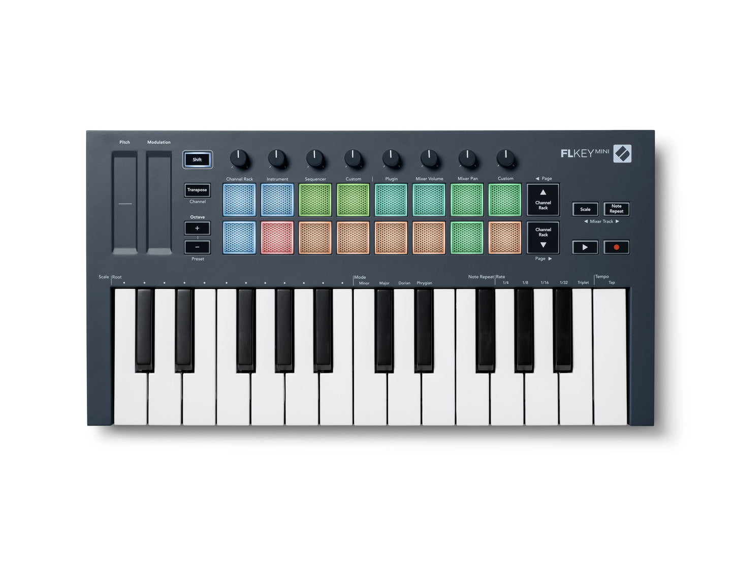 Novation FLkey Mini 25-Key MIDI Controller Keyboard for FL Studio