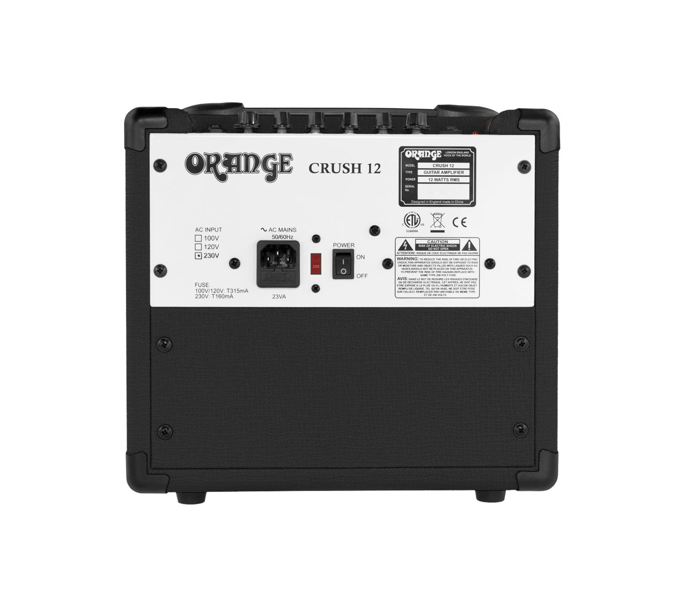 Orange Crush 12 Combo Amplifier - Black