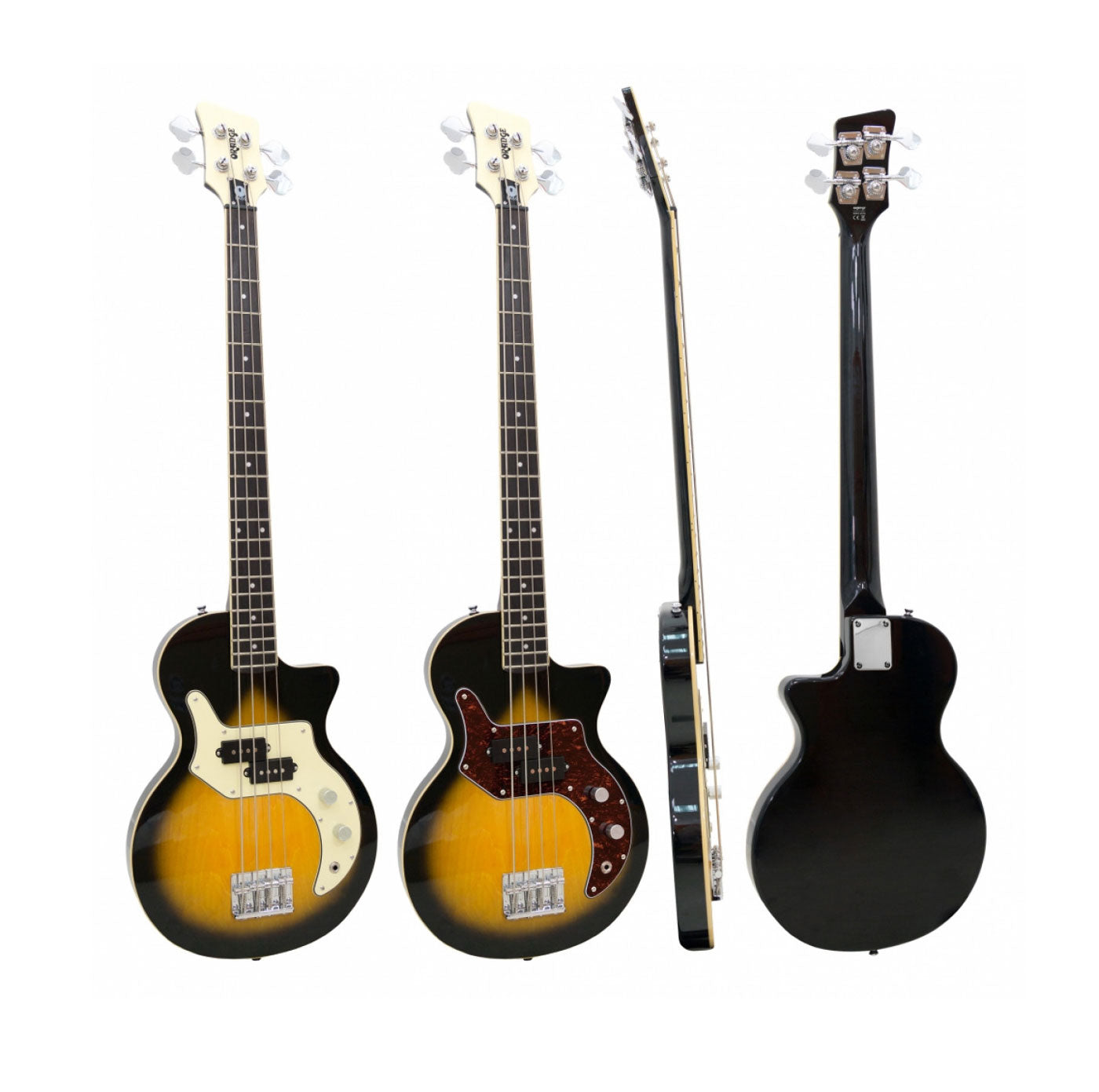 Orange O Bass 4 String Guitar Sunburst – Found Sound