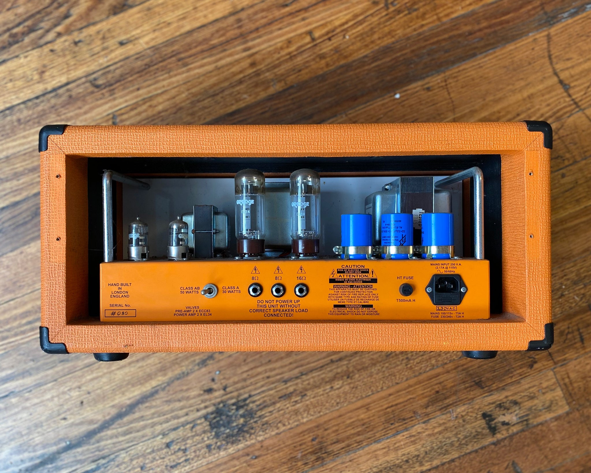 02 ORANGE Custom Shop Retro 50 Handwired in UK Found Sound