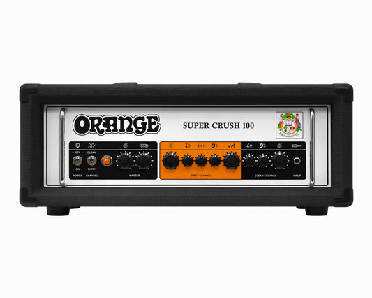 Orange Super Crush 100 Head - Black