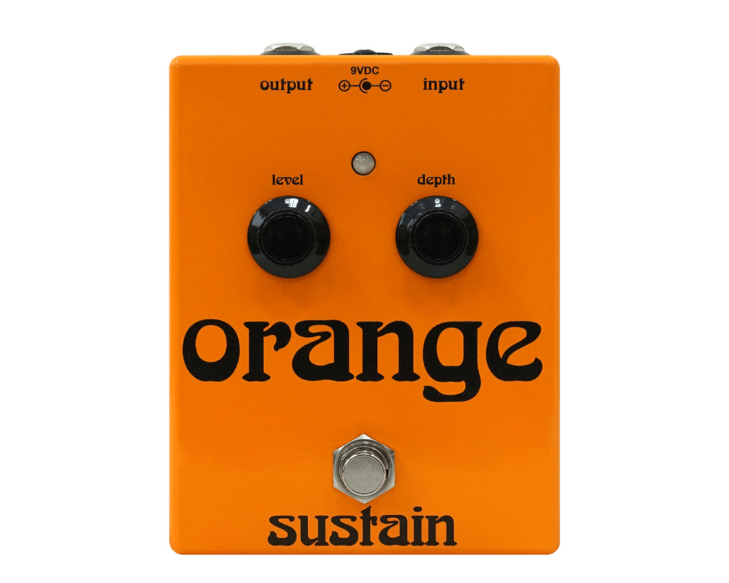 Orange Sustainer Pedal