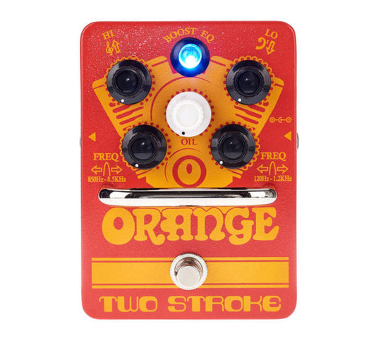 Orange Two Stroke Boost Pedal