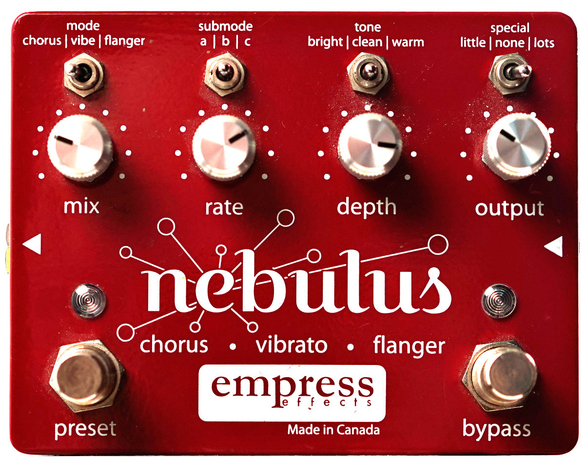 Empress Nebulus Chorus Flanger Vibrato Pedal – Found Sound