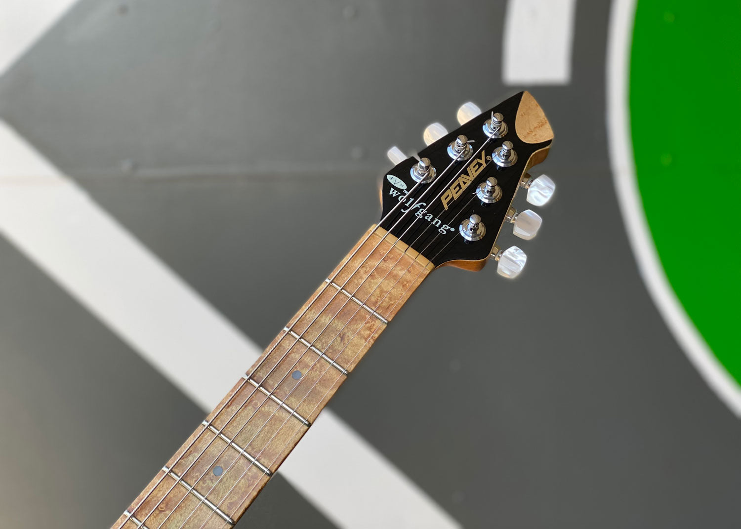 99 Peavey EVH Wolfgang Standard Deluxe Archtop - Green Flame