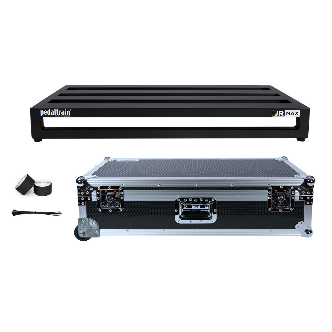 Pedaltrain JR MAX with Wheeled Tour Case - Black Honeycomb