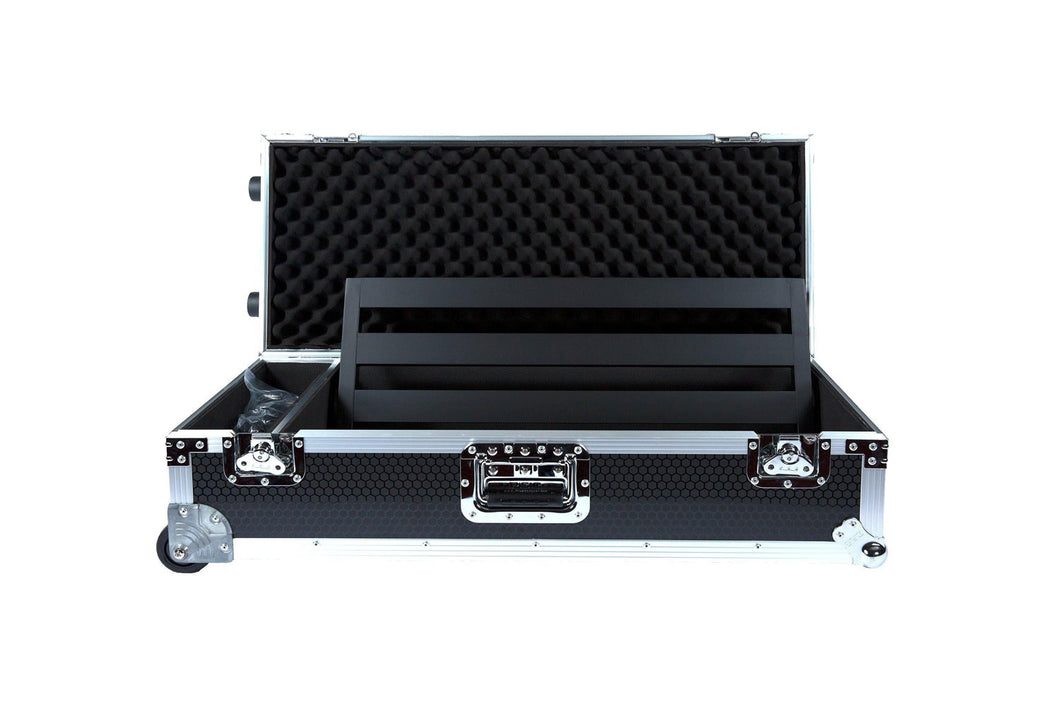 Pedaltrain JR MAX with Wheeled Tour Case - Black Honeycomb