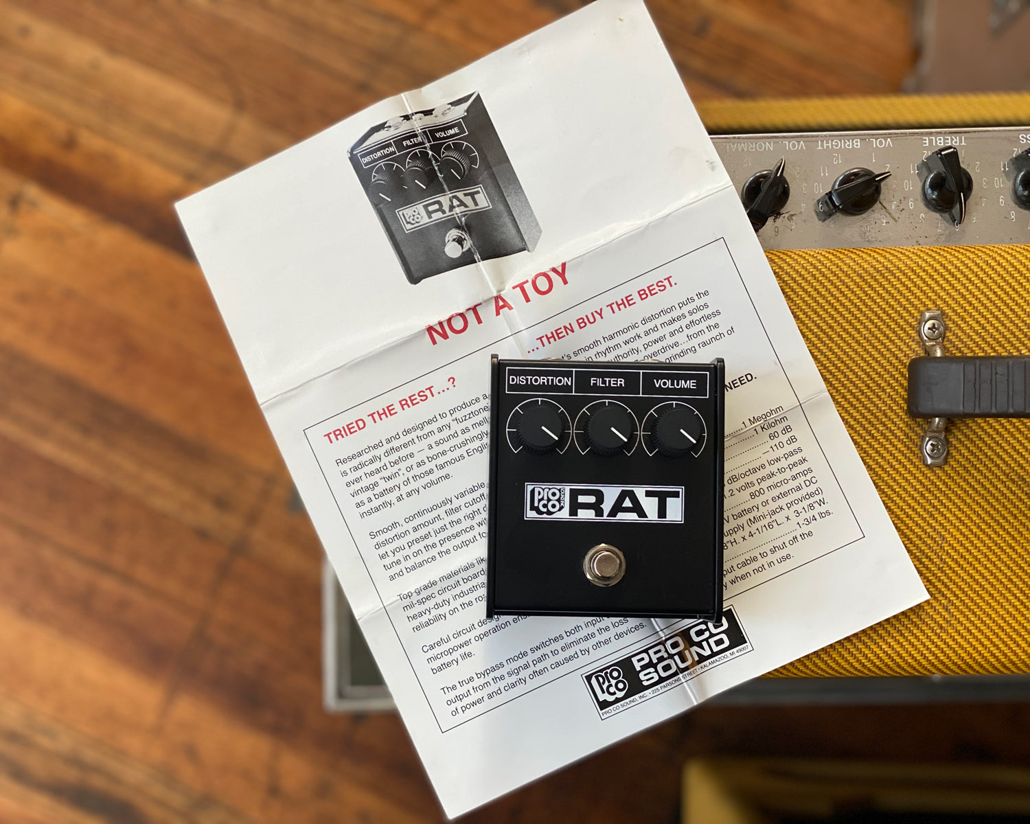 Pro Co RAT white face ギターエフェクター