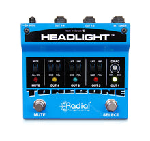 Load image into Gallery viewer, Radial Headlight Amp Switcher Fully Isolated Four Way Guitar Amp Selector
