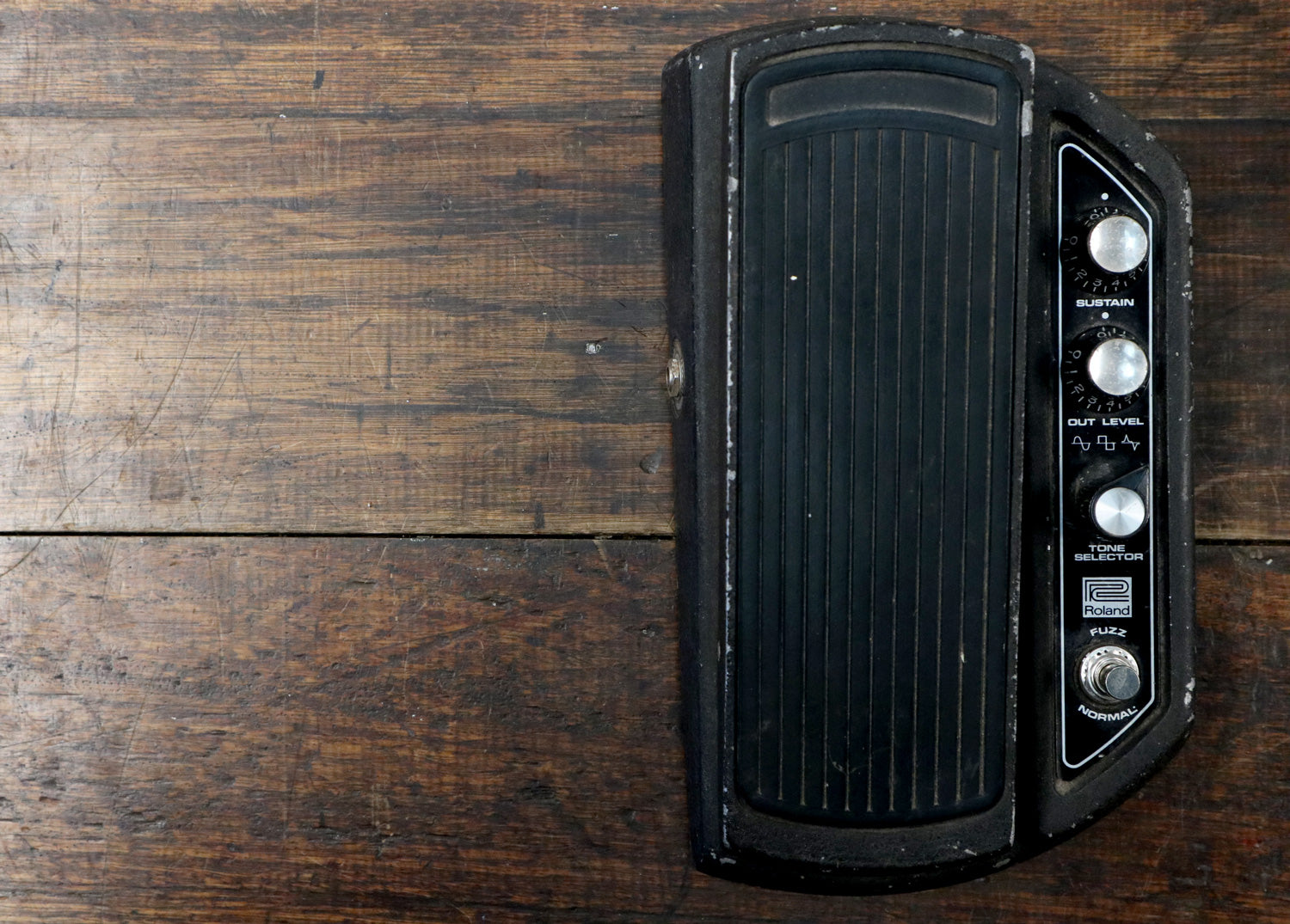 【10540】 Roland DOUBLE BEAT Wah Fuzz Vintage Roland AD-50 Double Beat Wah-Wah Fuzz Guitar Pedal Pre