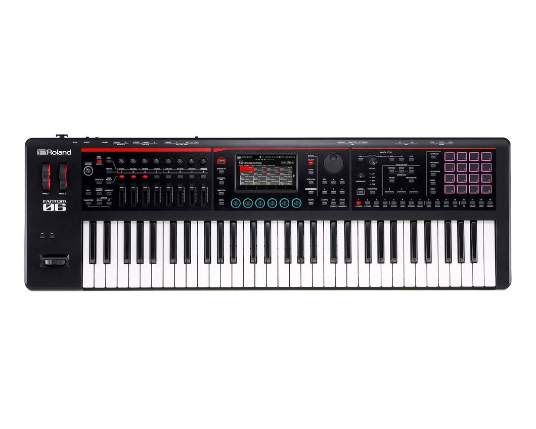 Roland FANTOM 06 61-Key Synthesizer Keyboard w/ Synth Action & Colour Touchscreen