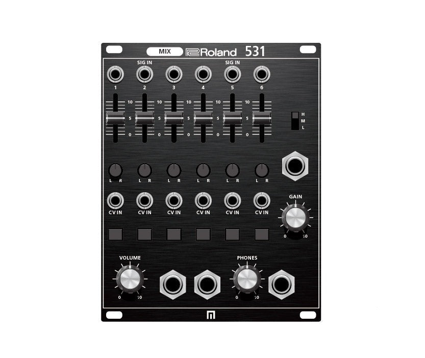 鍵盤楽器 Roland SYSTEM-500 531 MIX Roland System-500 531 6-CH Mixer - Perfect Circuit