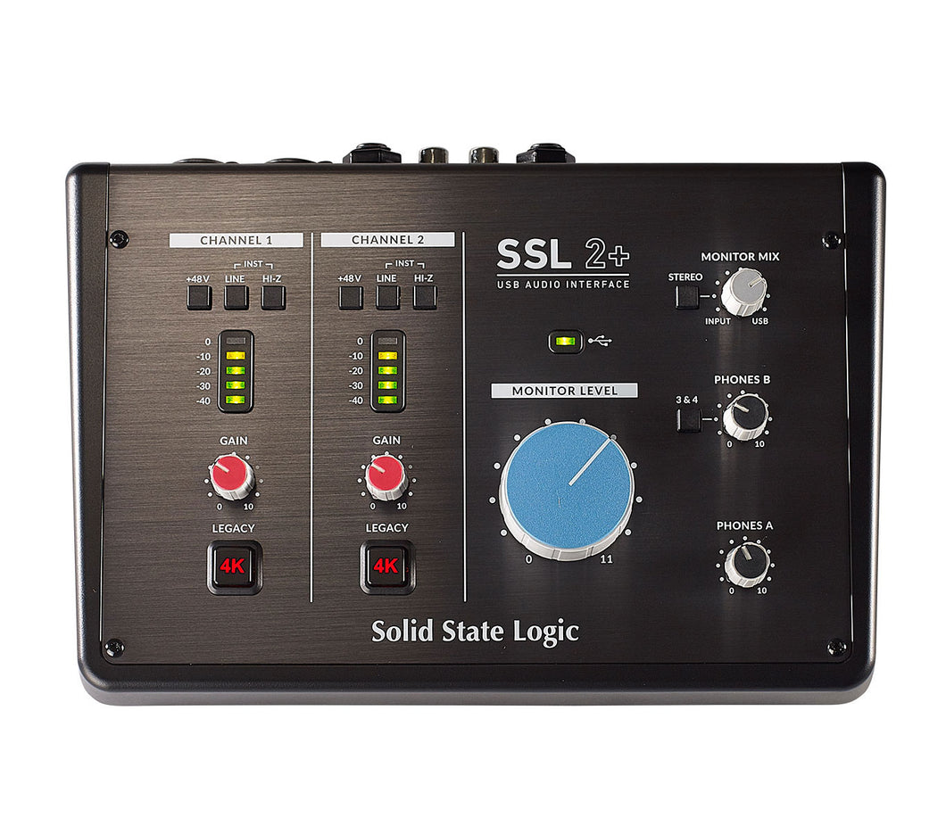Solid State Logic SSL 2+ Two Channel Audio Interface + Midi IO