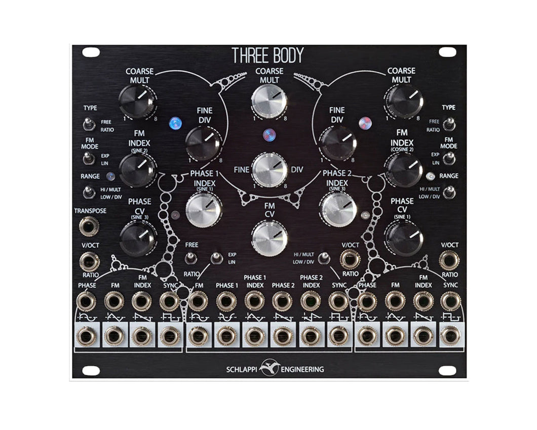 Schlappi Engineering Three Body Triple Oscillator - Black