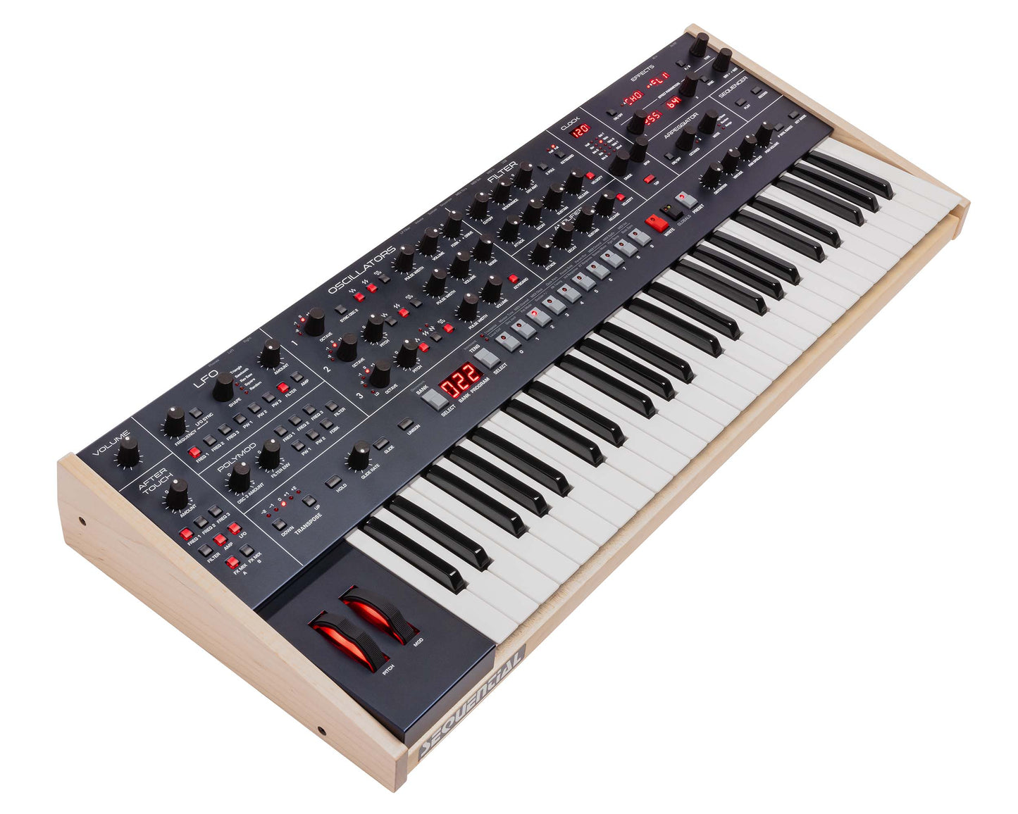 Sequential Trigon-6 6-Voice Polyphonic Analog Synthesizer Keyboard