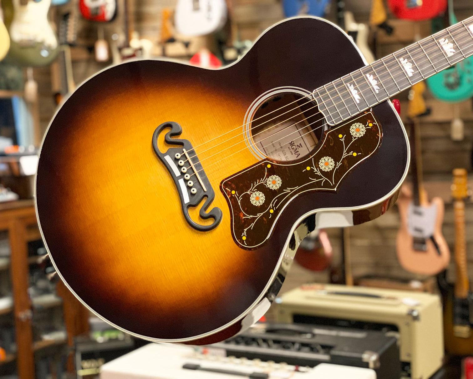 Sigma GJA SG200 Grand Jumbo Vintage Sunburst