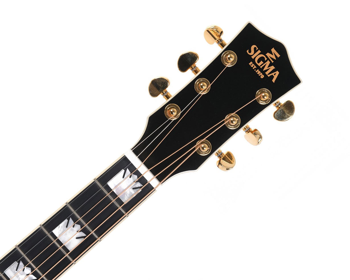 Left Handed Sigma GJA-SG200L Grand Jumbo - Vintage Sunburst
