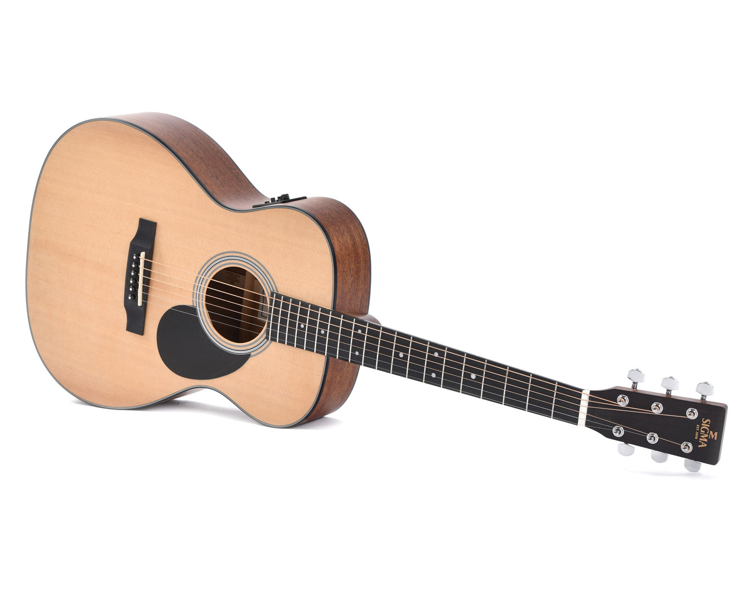 Sigma SOMM STE OM Acoustic All Solid W/EQ with Sigma Soft Case