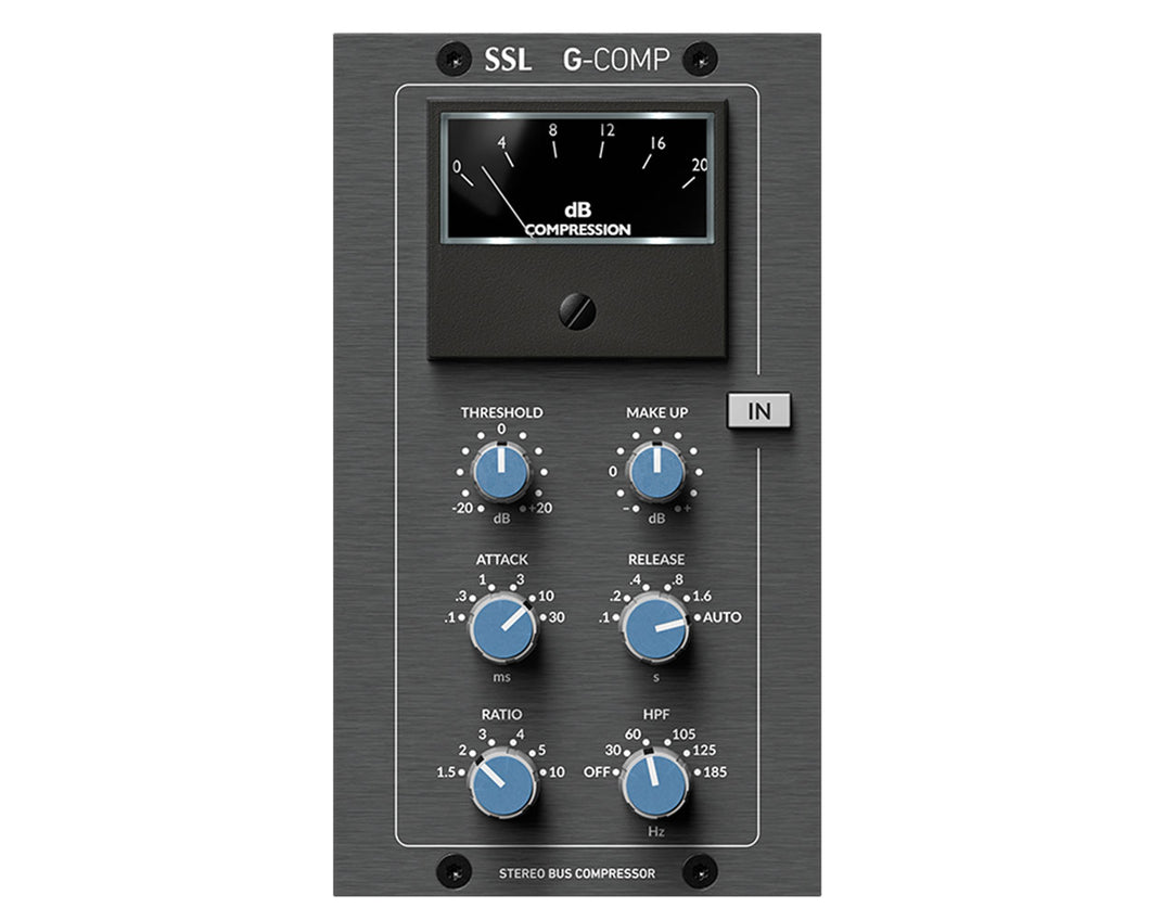 Solid State Logic Stereo G Compressor Module for 500 Series with HPF V3