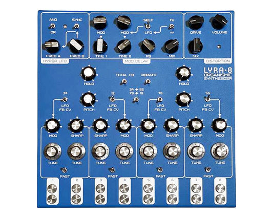 Soma Laboratory Lyra-8 Organismic Synthesizer - Zanzibar Blue