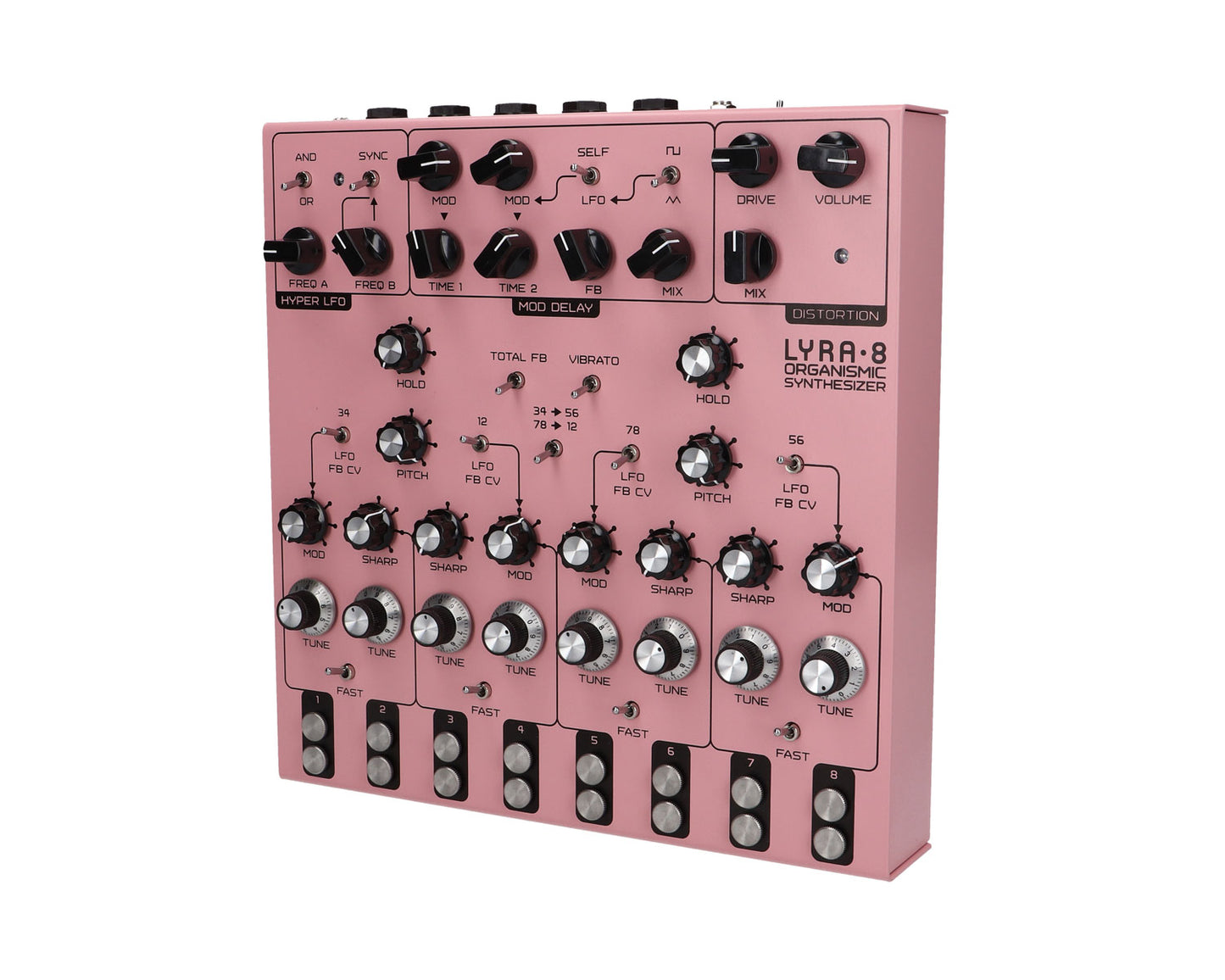 Soma Laboratory Lyra-8 Organismic Synthesizer - Pink