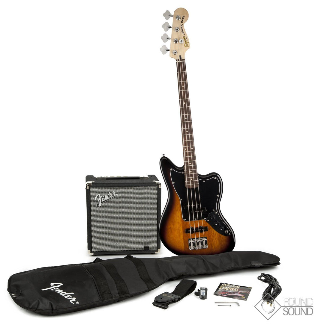 Fender Squier Jaguar Bass SS with Rumble Pack