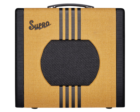 Supro Delta King 10 Combo Guitar Amplifier - Tweed & Black