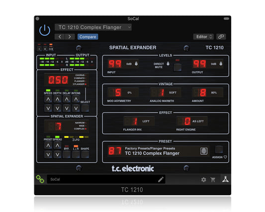 TC Electronic TC1210-DT Spatial Expander Plug-in with Hardware Controller